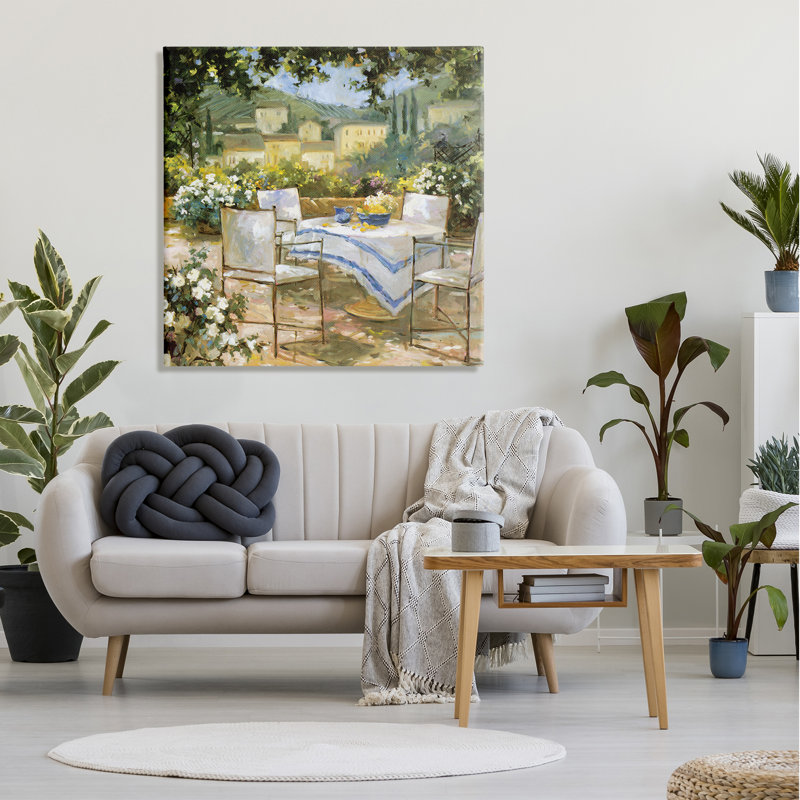 Vignoble Tuscan Terrace (français), H 36 po x l 36 po x P 1,5 po, Toile