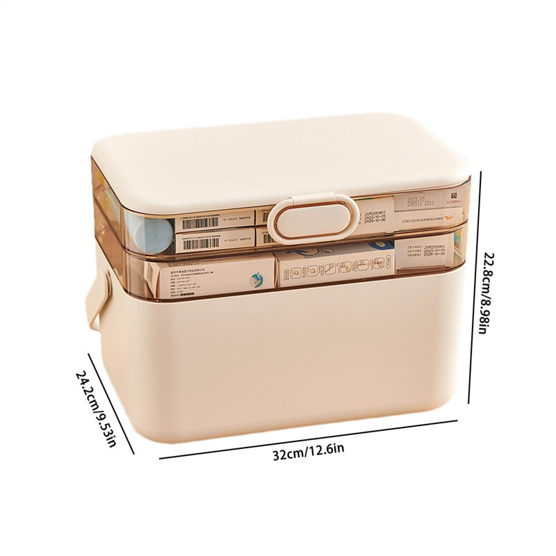 Ebern Designs Decorative Bin, Cream