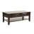 Espresso Finish 3Pc Occasional Table Set Living Room 1X Coffee Table 2X End Tables Wooden Classic Drawers Open Storage Shelf Base (Only Including Table)
