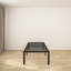 Structure de lit plateforme en métal noir 18 po, lit simple sans sommier, fentes pour la tête de lit, pas de bruit-1904236425-1898641393