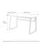 Bureau d'ordinateur Bureau de style simple et moderne pour le bureau personnel, petite table d'écriture Bureau de travail en coin pour chambre à coucher-2025596648