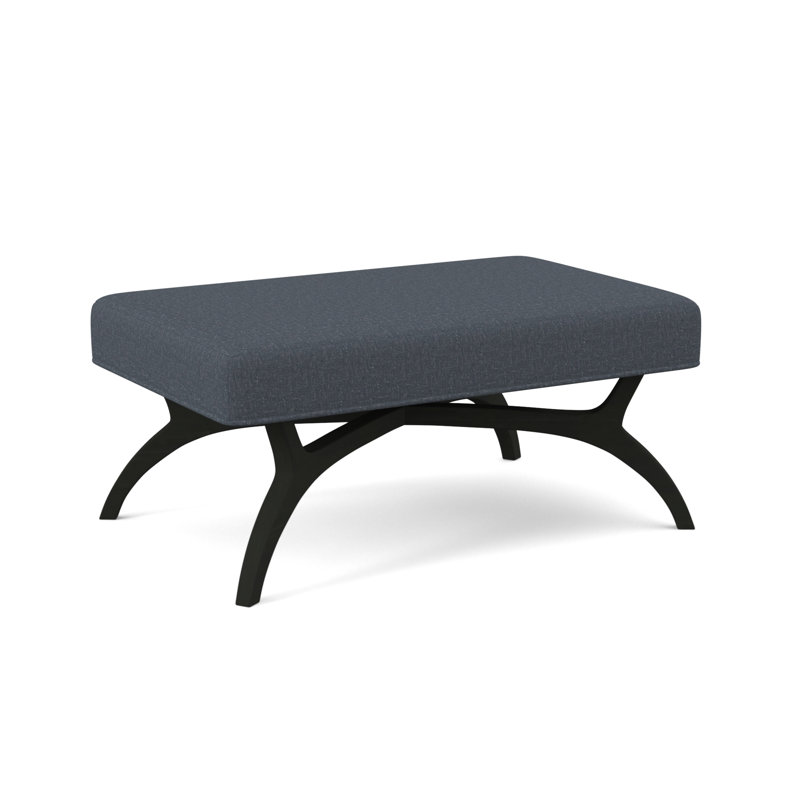 Ansel Bench, Espresso, Venice Navy