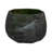 Geometric Silhouette Round Tall Glass Vase for Home Decor - Art-Inspired Flower Vase Accent for Living Room Table and or Floral Arrangements - Green-92876561