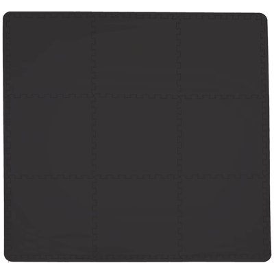 Carreaux de sol noirs emboîtables