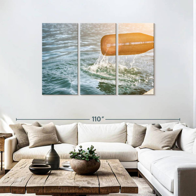 Pagaie de kayak orange Mehar, H 48 po x l 74 po