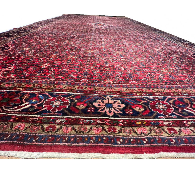 One-of-a-Kind 21'3'' X 12'3'' Lamb's Wool Area Rug Red
