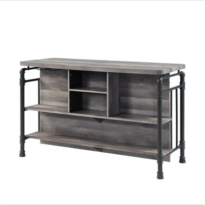 Edina Antique Finish Counter Height Table