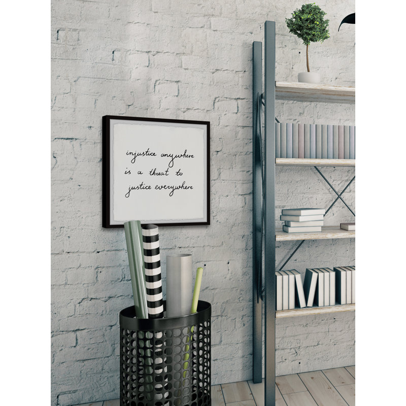 Justice Everywhere - Single Picture Frame Print, 51cm H x 51cm W x 3.81cm D