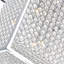 Luminaire suspendu carré à 3 lumières Beckles