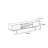 Open Storage TV Console w/ Pull-Out Drawers