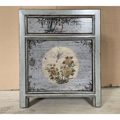 Calandra 45cm W Solid Wood Bedside Table