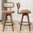 Sirine Swivel Linen Bar & Counter Stool-571734792