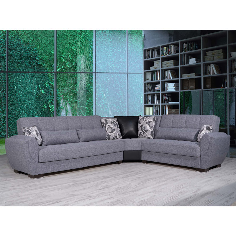 Canapé modulaire rembourré avec rangement PrimeNest SkyHaven