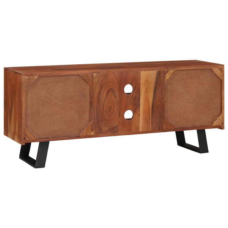 Solid Wood 48cm H Media Shelves