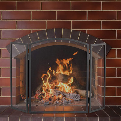 Hinesburg 96cm x 2.54cm Steel Spark Screen