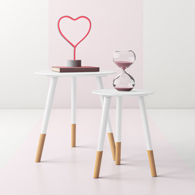 Combs Solid Wood Nesting Tables