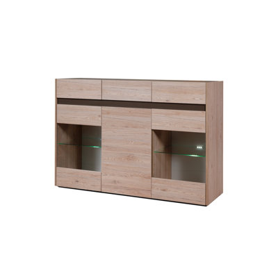 Schumacher Solid Wood 150 cm W Chest of 3 Drawers