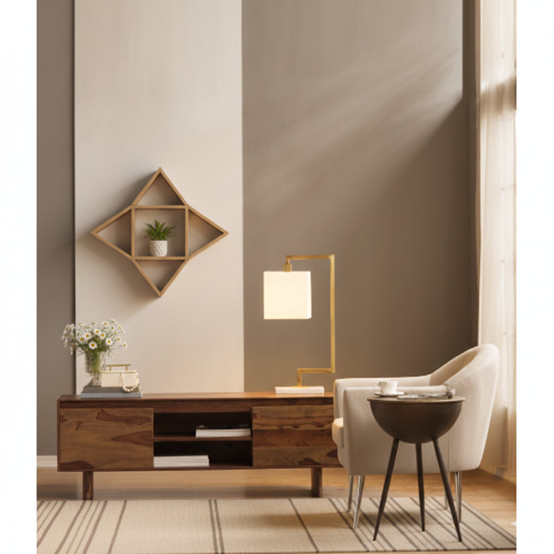 Lampe de table en métal 9 x 14,3 x 25,2 po