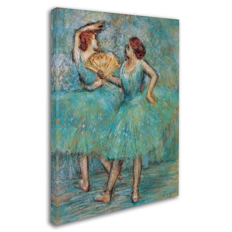 « two danseurs », impression sur toile tendue, H 24 po x l 18 po