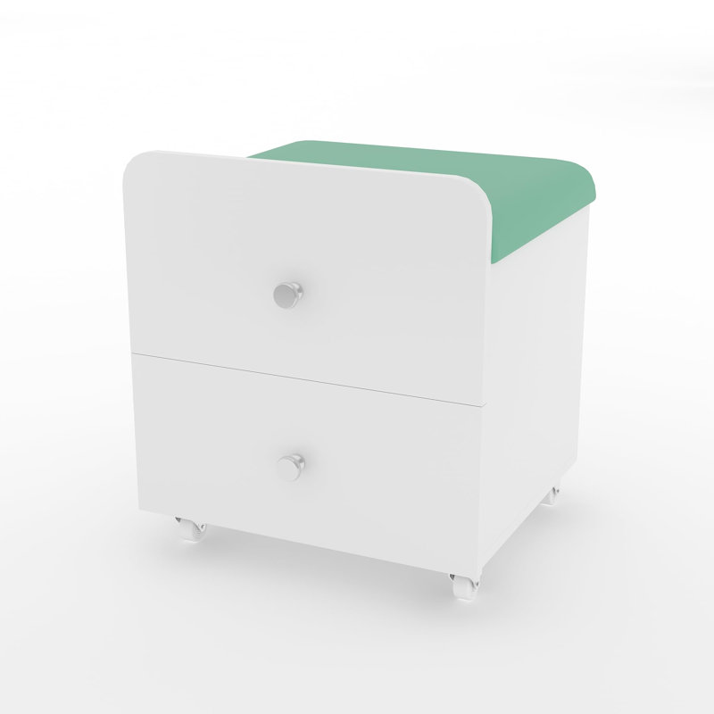 Tabouret de coiffeuse avec rangement, tabouret de coiffeuse carré avec tiroir de rangement, siège rembourré pour chambre à coucher, salon, station de maquillage