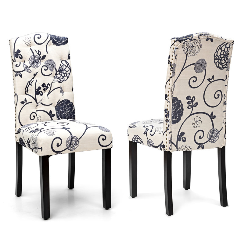 Almat 52cm H Upholstered Upholstered Back Parsons Chair