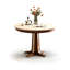 Table de salle à manger blanche-133475524