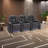 Multi-functional TV sofa in basement-110744387