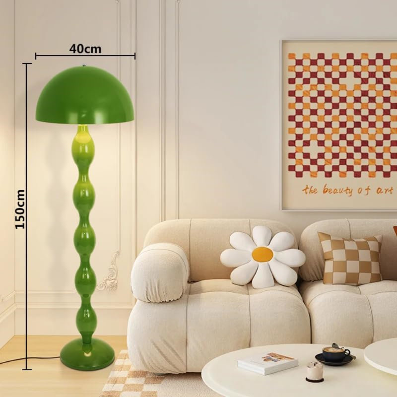 Lampe moderne sur pied avec éclairage à DEL, design minimaliste pour le salon, la chambre à coucher, le bureau et la salle à manger, peu encombrante et base stable (ampoule non incluse)