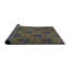 Tapis bleu/vert à motifs-1149612067