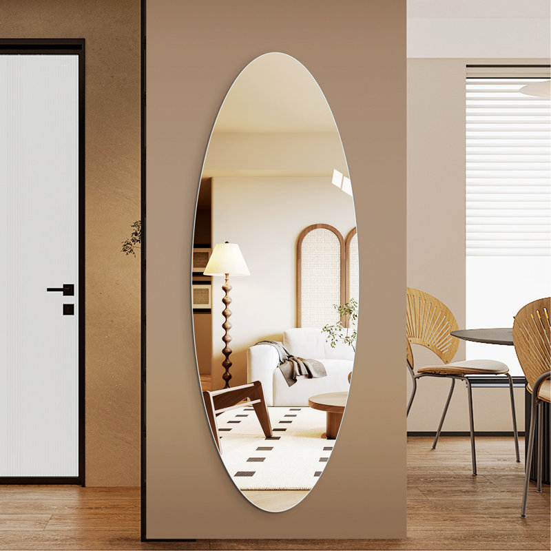 Full Length Wall Mirror, Oval Mirror For Entryway, Bedroom