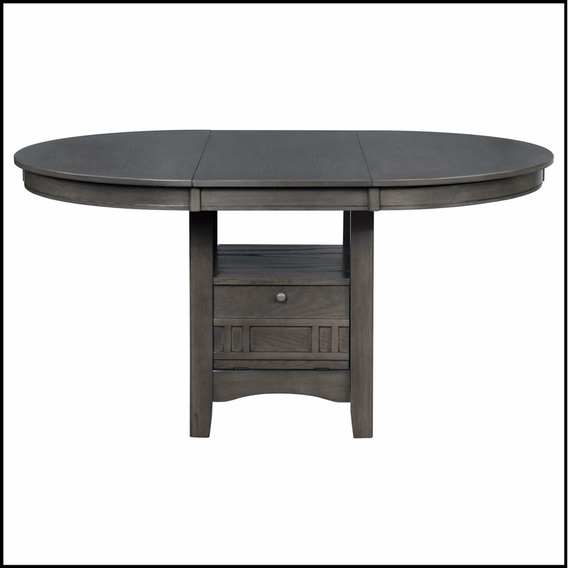 Table de salle à manger Lavon, Gris, H 36 po x L 60 po x l 42 po, Gris
