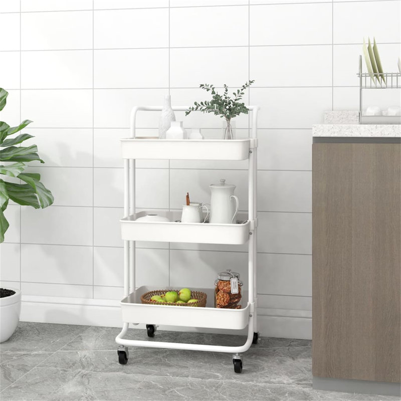 Bar Cart, White
