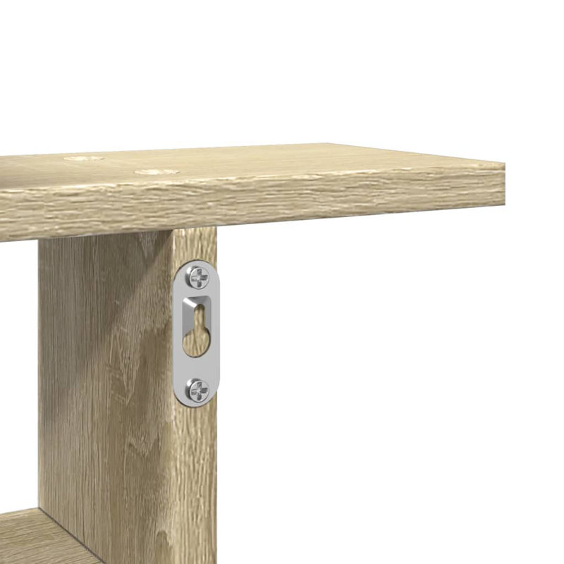 Rocchi Floating Shelf, 38cm H x 38cm W x 12cm, Sonoma Oak