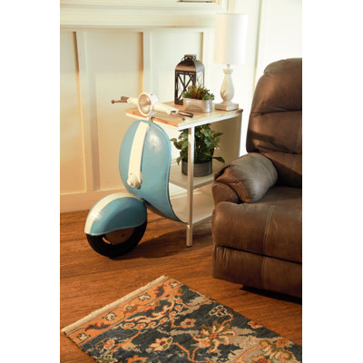 Commode d'appoint en bois massif Ashman
