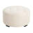 Knott Upholstered Button Tufted Round Ottoman