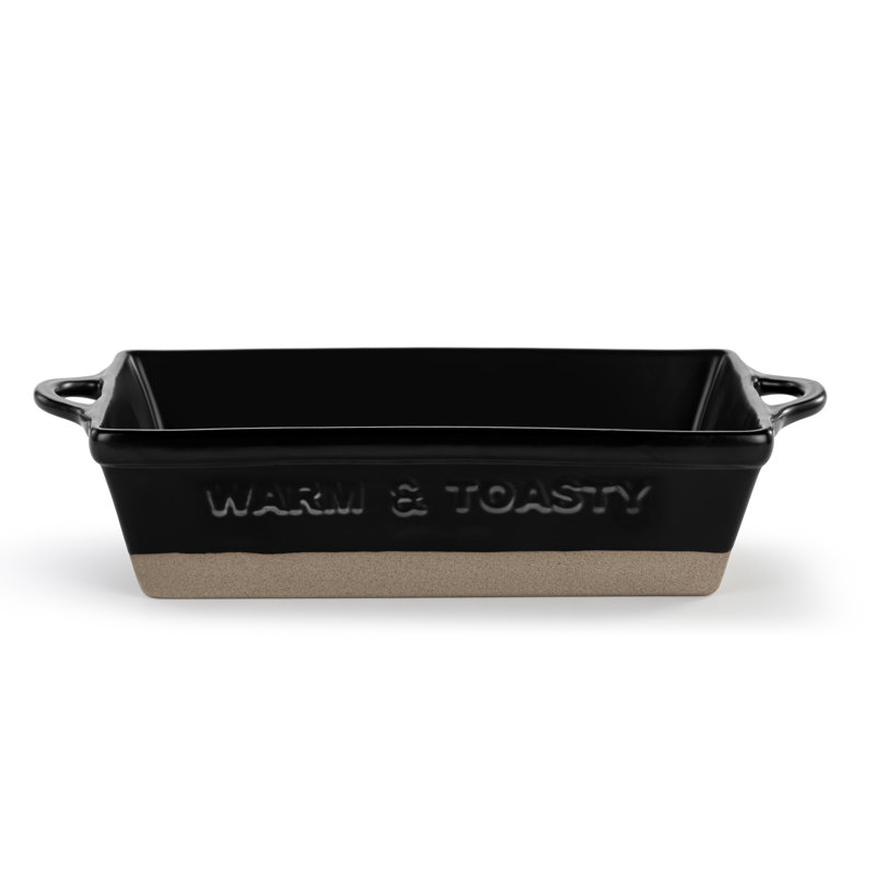Gather 'Round Loaf Dish - 9X5in, Matte Black