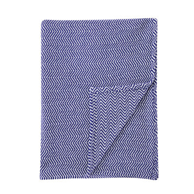 Herringbone Yarn Dyed 100% Cotton Blanket