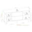 63" Scandi Sideboard with Beveled Drawers-443812266