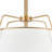 Bertan 15" Chandelier In Brushed Brass-463383666