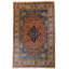 One-of-a-Kind Oriental Hand-Knotted Wool Rose/Blue/Beige/Brown Area Rug