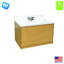 Ensemble de meuble-lavabo simple 31 po avec plateau en marbre Tot Mate-35719449-35719446