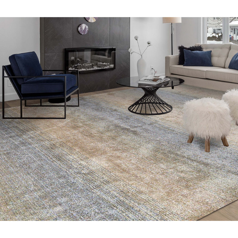 Area Rug in Brown