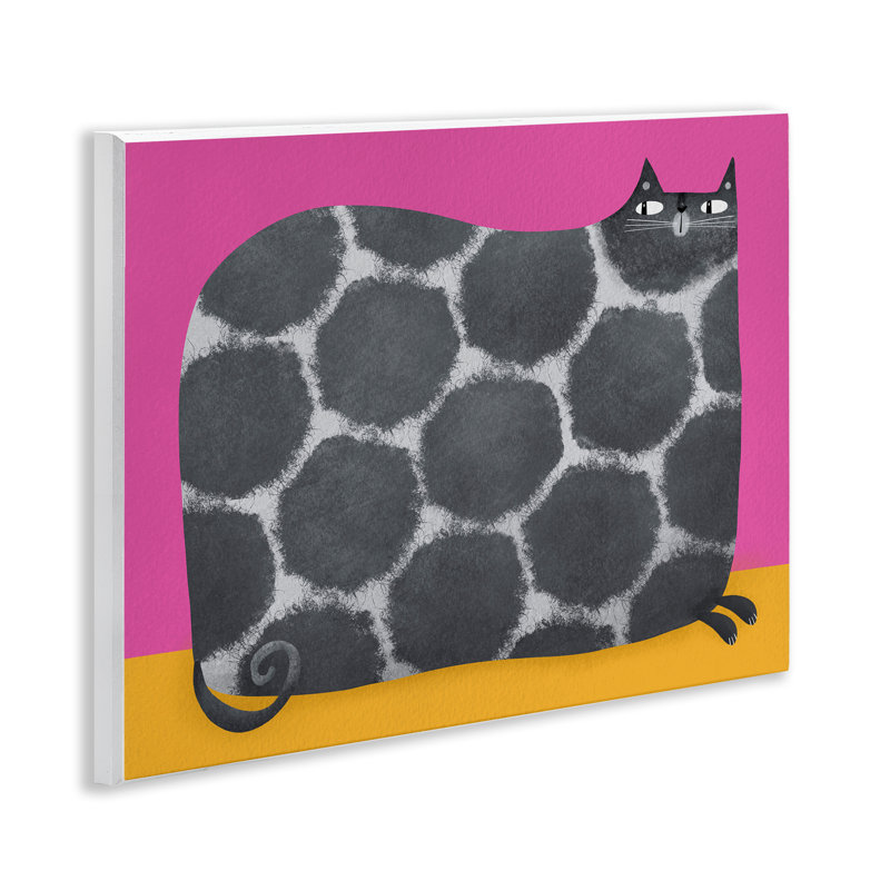 Plaque murale «Big Spots on Cat» par Gabriela Avila