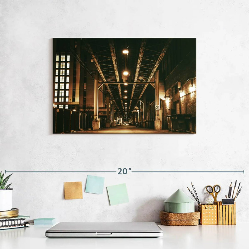 Mehar Chicago Train Bridge, 8" H x 12" W