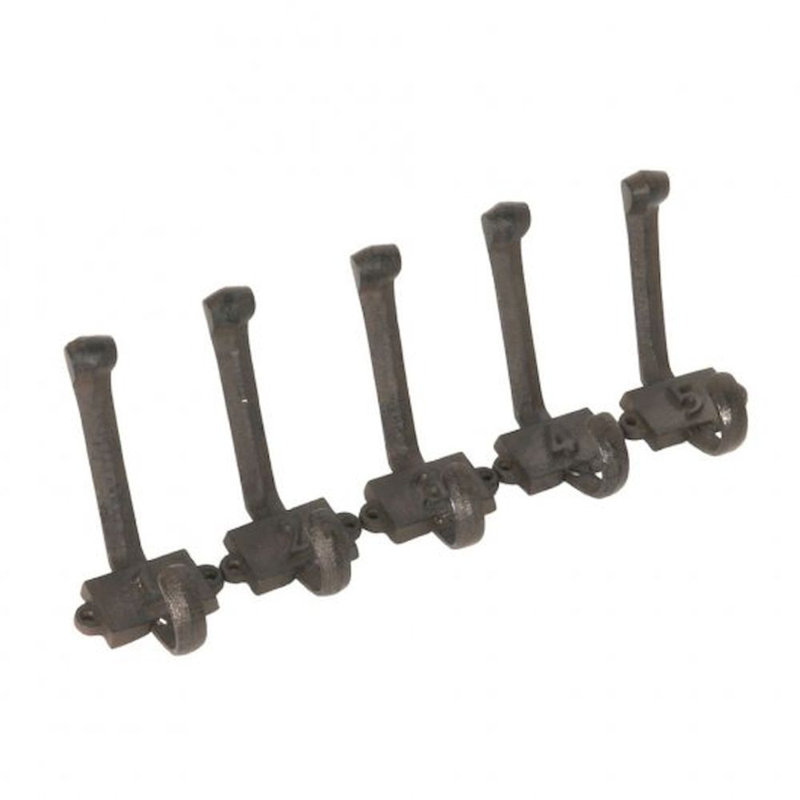 Iron Wall Wall Hook, Black