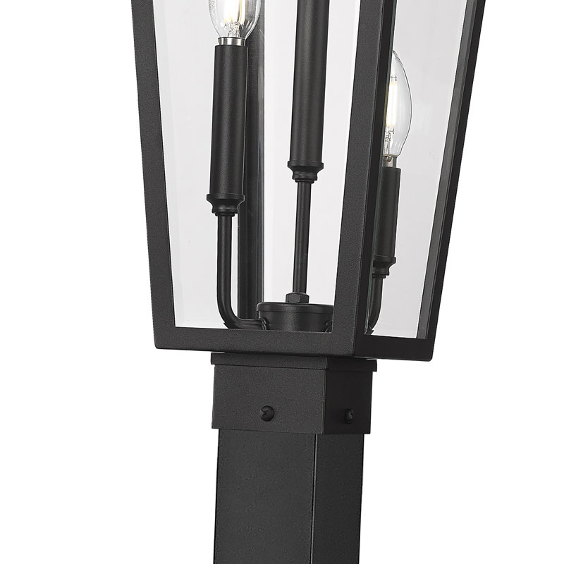 Luminaire d'extérieur 3 lumières Barling, H 119,25 po x l 10 po x P 10 po