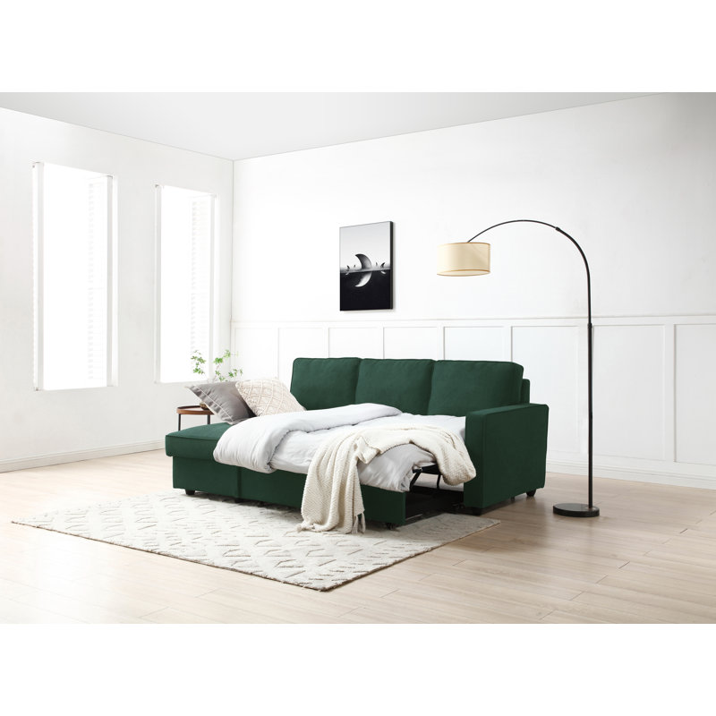 Althoff 3 Seater Sofa Bed, Green