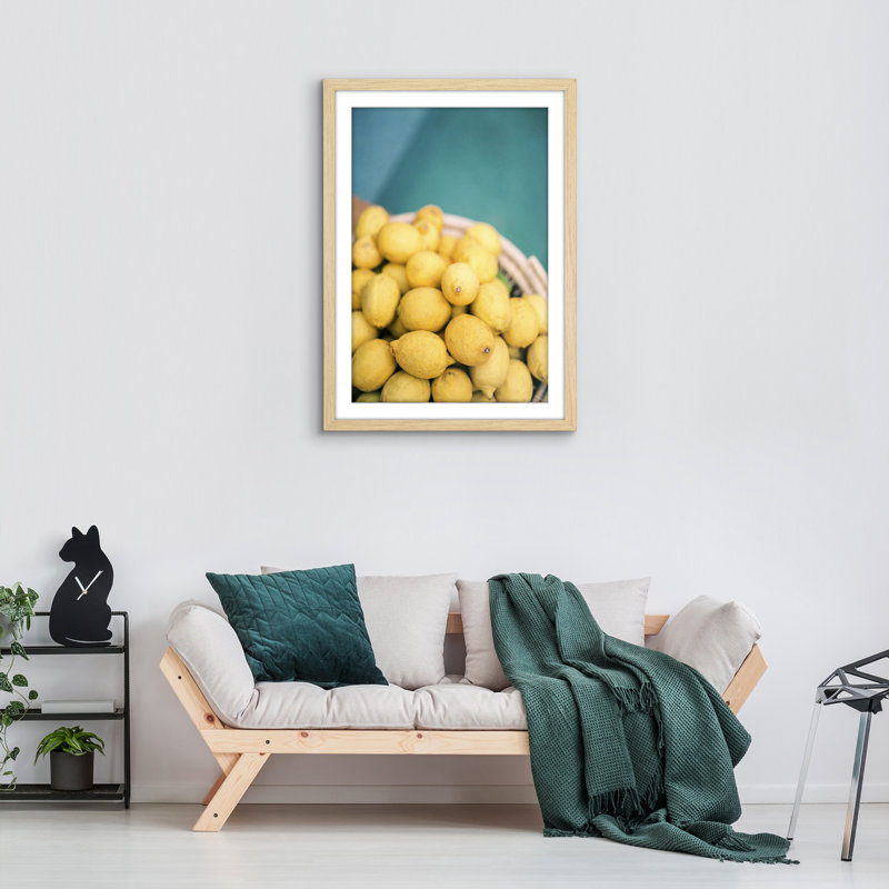 Poster Frame - Wooden Picture Frame with Mat and Plexiglass Cover, 28" x 40" , 24" x 36", Natural Oak