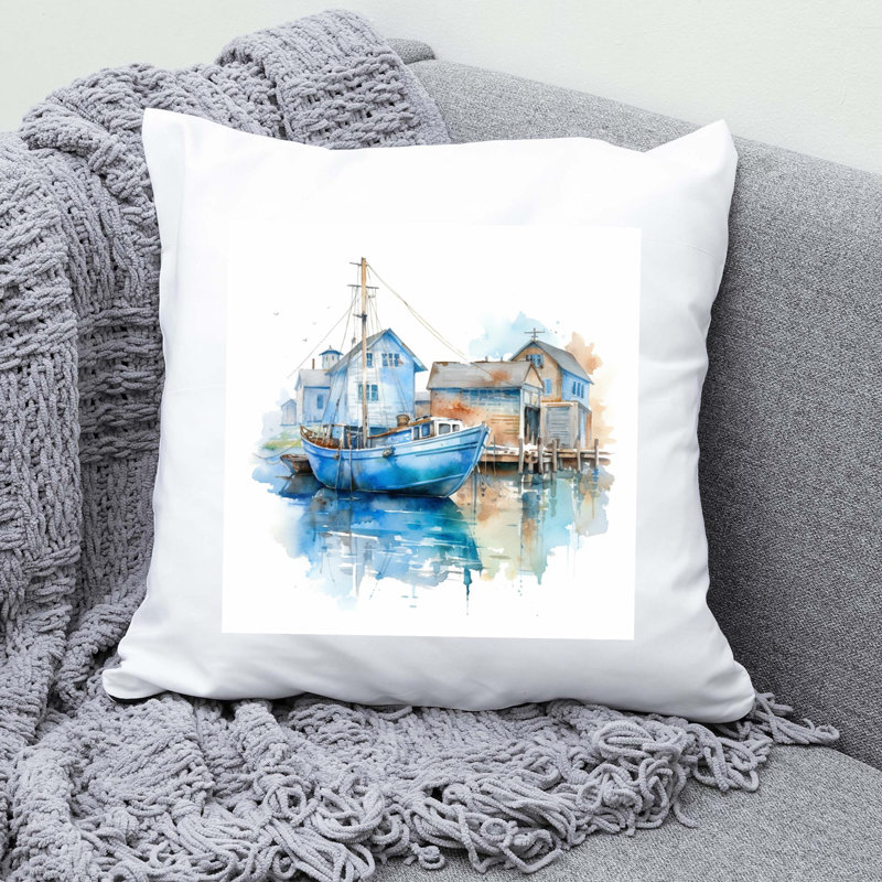 Coussin Barkon, H 14 po x l 14 po