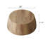 MDF Natural Color Round Table, Modern Industrial Natural Fully Assembled Drum Coffee Table